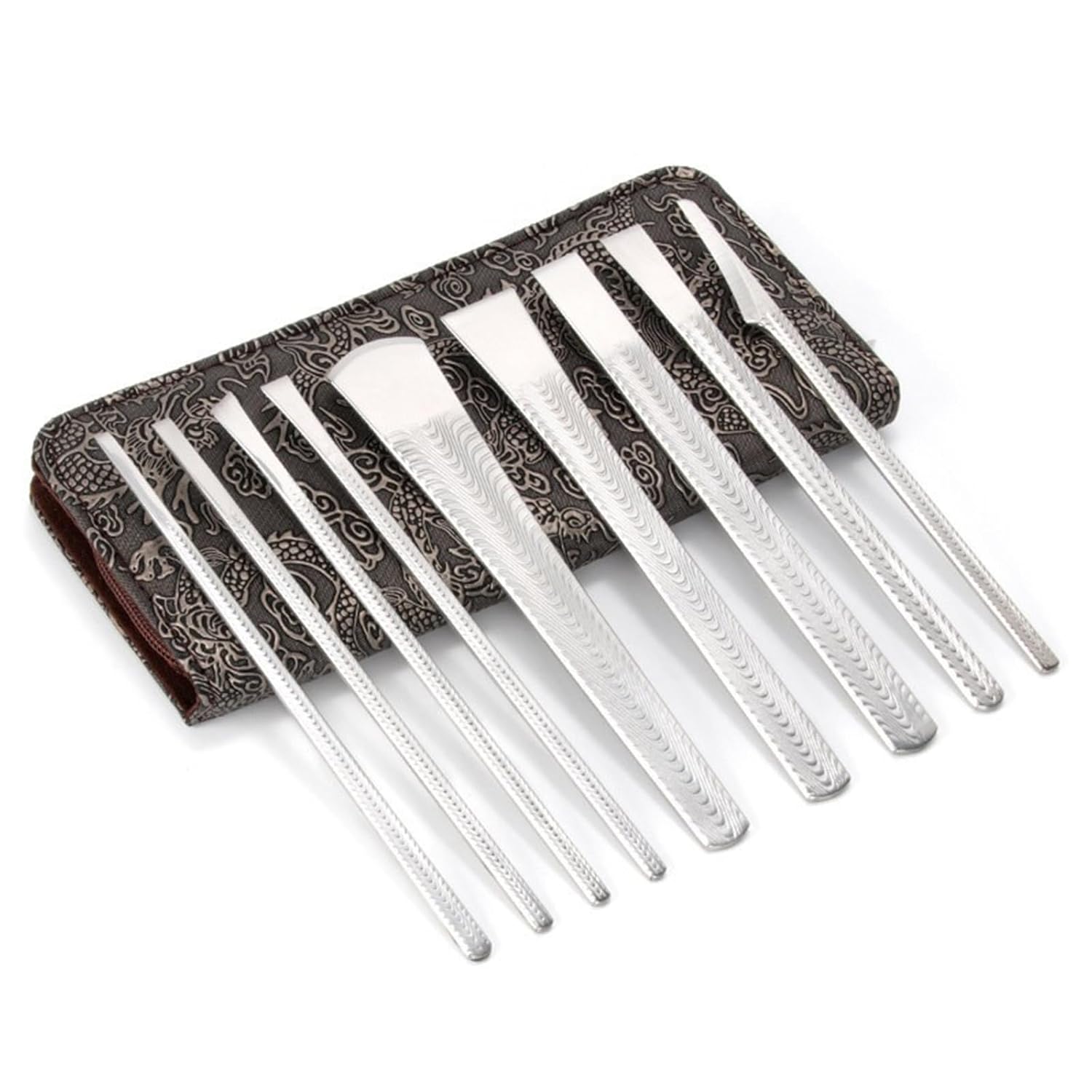 Pedicure Knife Kit 9Pcs, Nail Knives Tools, Foot Care Supplies with Storage Bag