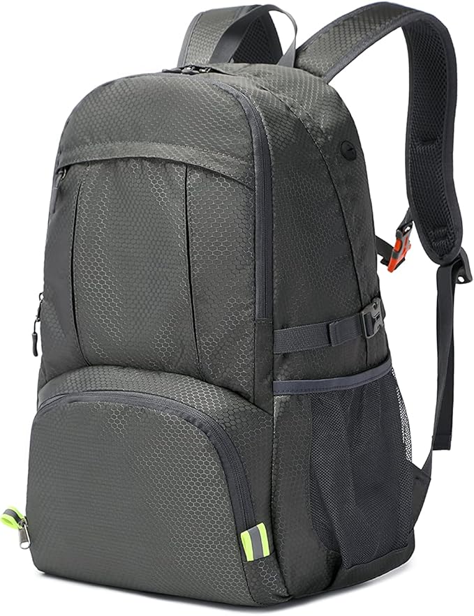 Amazon Co Jp ｂａｉｊｉｈ 登山 リュック 大容量 折りたたみ リュック 40l バックパック 軽量 防災リュック ザック 携帯 コンパクト 防水 アウトドア 旅行用 多機能 買い物 ハイキング シューズ バッグ