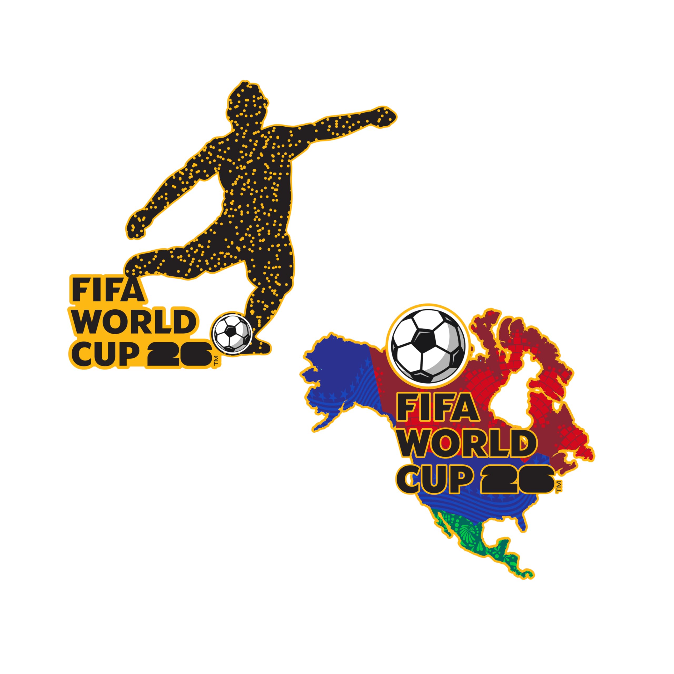 HONAV FIFA World Cup 2026 Lapel Pin Bundle - Officially Licensed Collectible Souvenir - Gift & Event Keepsake (2-Pack) โ image 1