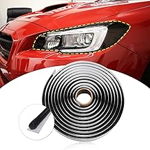 Butyl Rubber Car Headlight Sealant Tape, 13Ft x 9mm Automotive Butyl Putty Foam Strip for Car RV Truck Marine Window Door Windshield Sealing (Black)