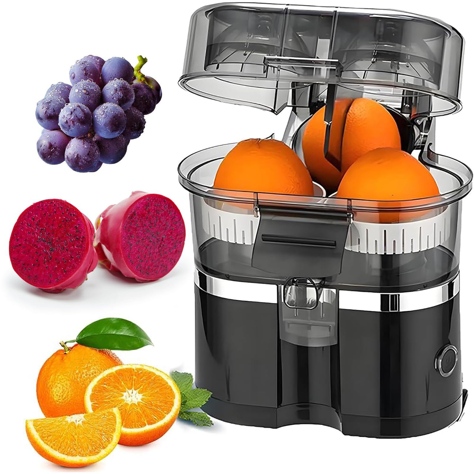 Fabricant de jus d'agrumes jumeaux 100W avec rendement supérieur à 90%