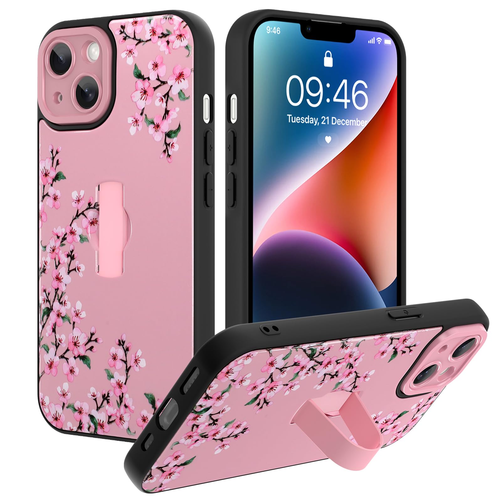 Compatible con iPhone 14 Caso, Lindo diseño Floral