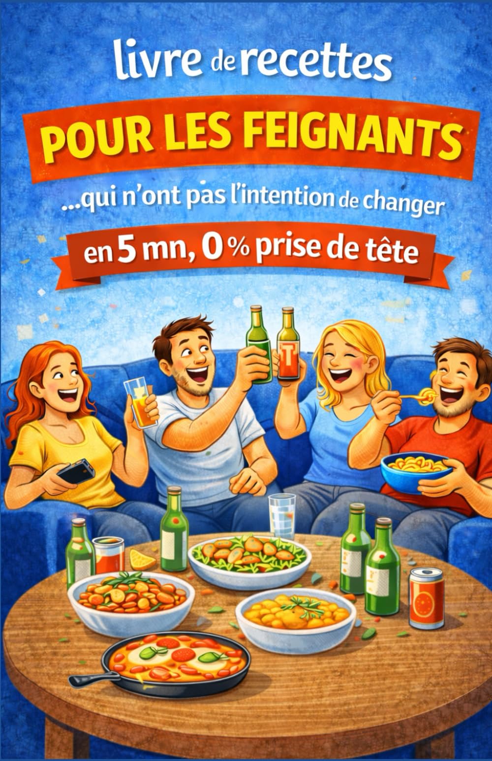 Livre de recettes pour les feignants: Qui n'ont pas l'intention de changer