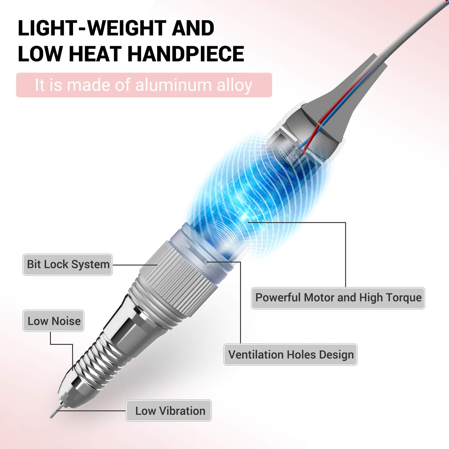 MelodySusie Multifunctional Desktop Nail Drill - Image 4