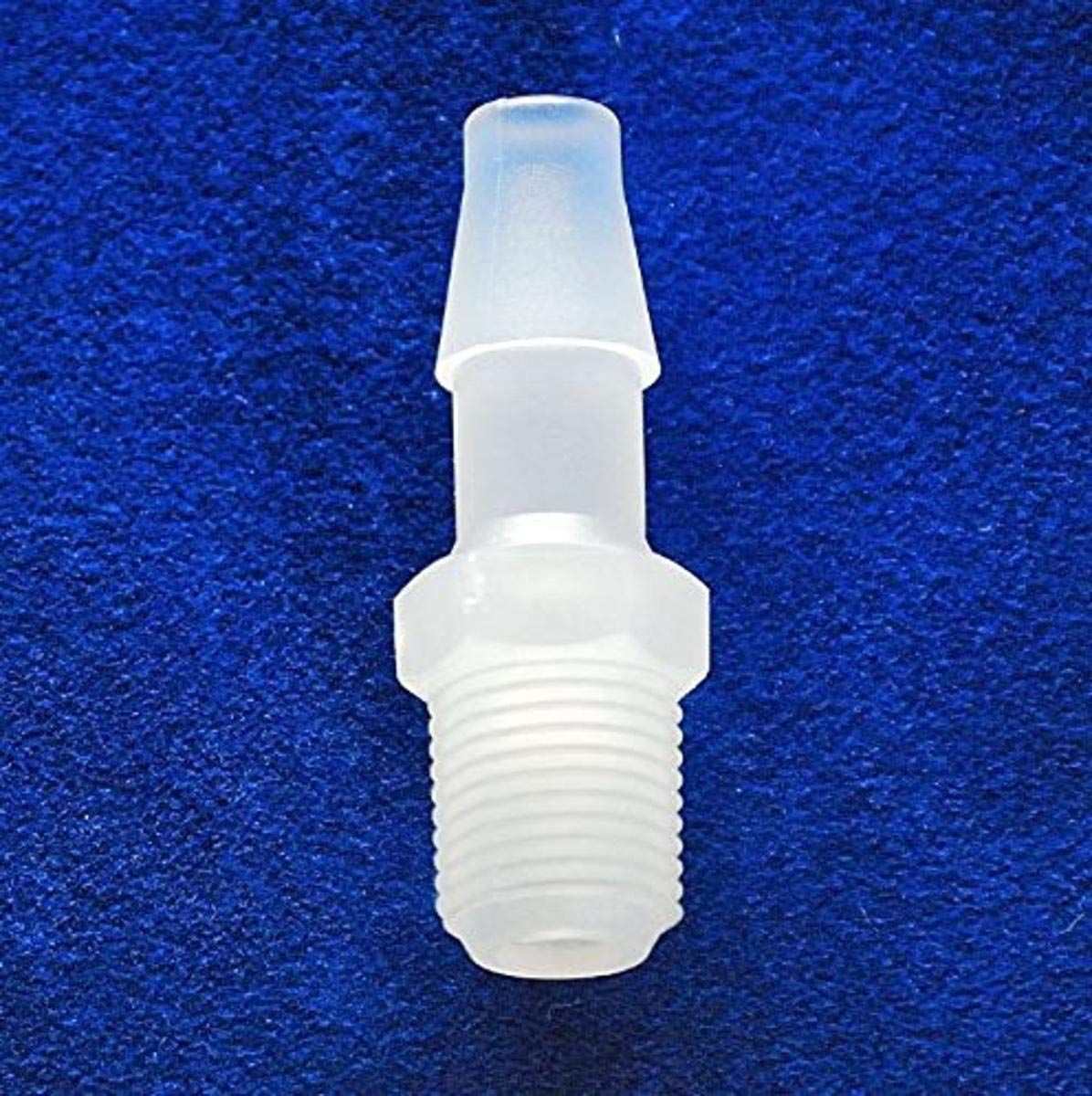 125PP-4B Polypropylene Plastic 1/4 ID 1/4 NPT Male Single Barb Hose/Tubing Fitting Connector (Pack of 10)