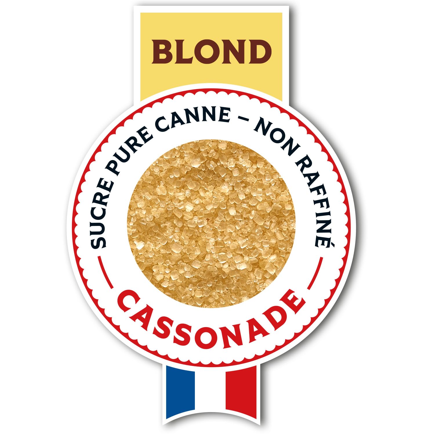 BEGHIN SAY Sucre Pure Canne Blond en Poudre 750g — Non Raffiné, Notes de Miel et Rhum, Bouteille Pratique - Lot de 3