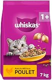 WHISKAS Adult Dry Cat Food 7kg with Chicken - 1
