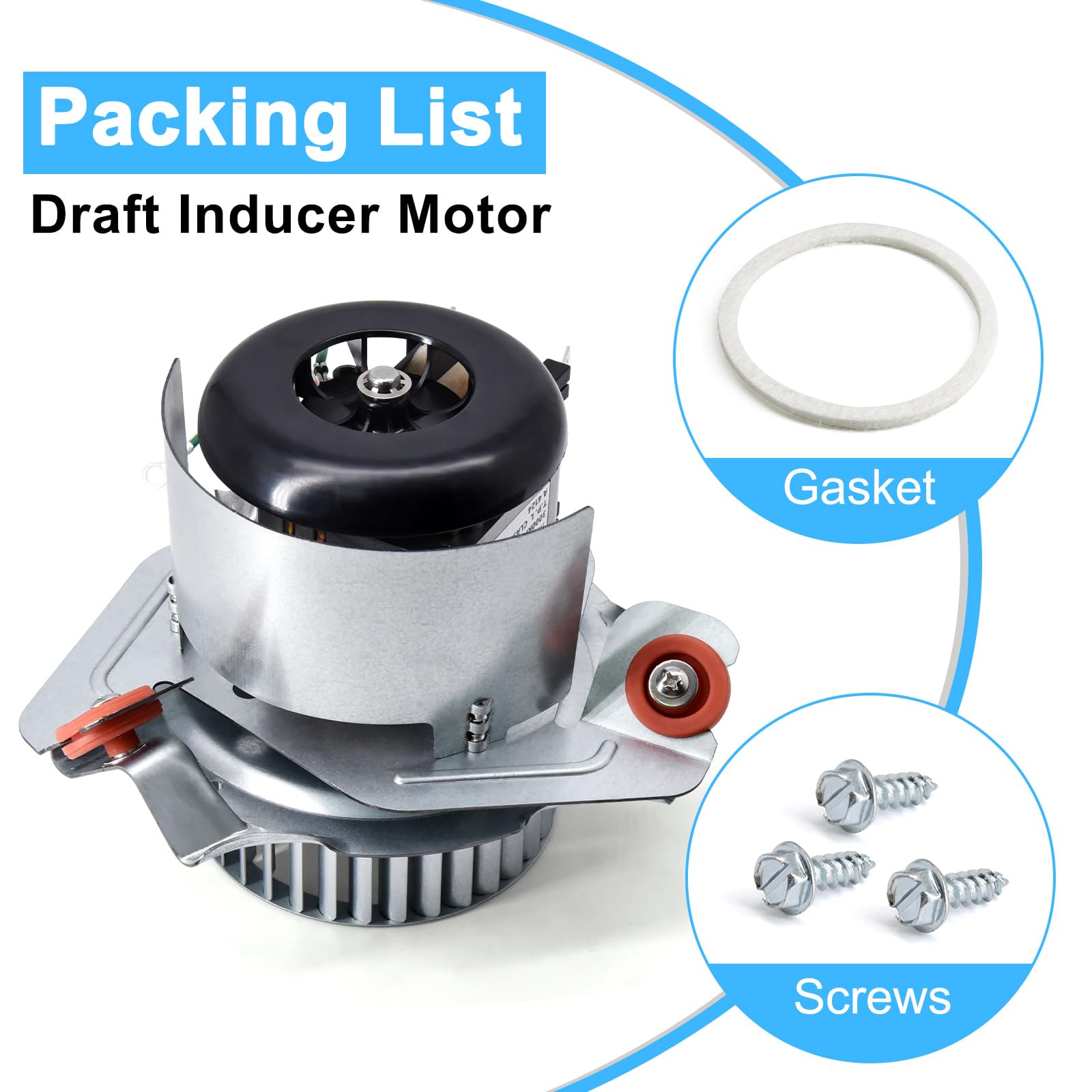 Furnace Repair Motor 115V 2000 RPM J238-150-1571 Furnace Draft Inducer ...