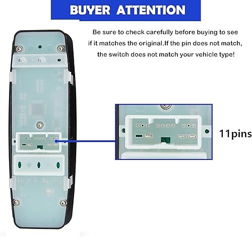 Miniatura 2 de Interruptor maestro de ventana para Jeep Grand Cherokee 2011-2014. Dodge Durango.Interruptor de control lateral del conductor delantero