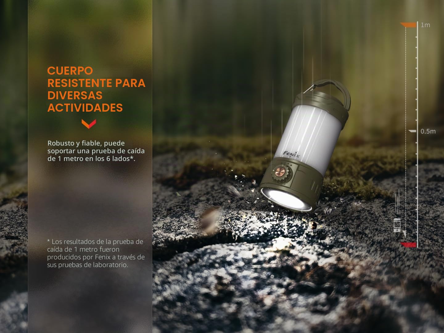 FENIX CL26R Pro - Lámpara LED de camping con conector USB, color blanco