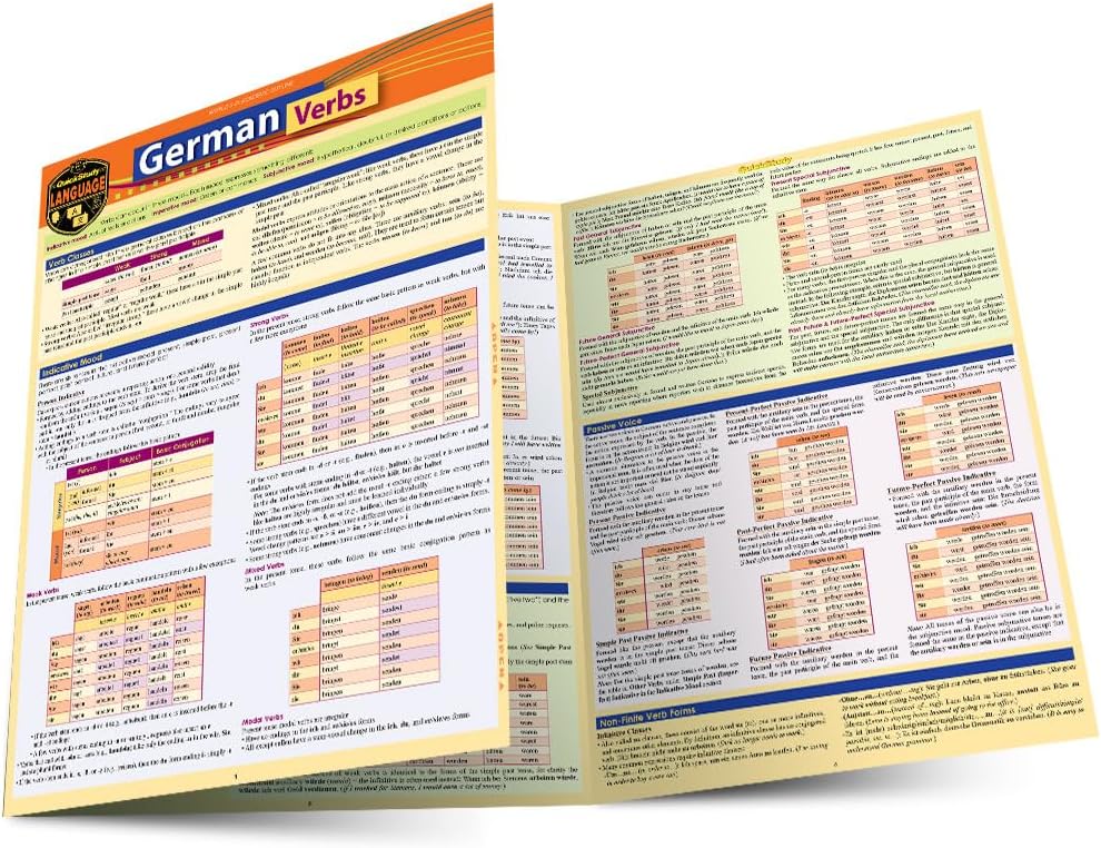 QuickStudy German Verbs: a Language Reference Guide