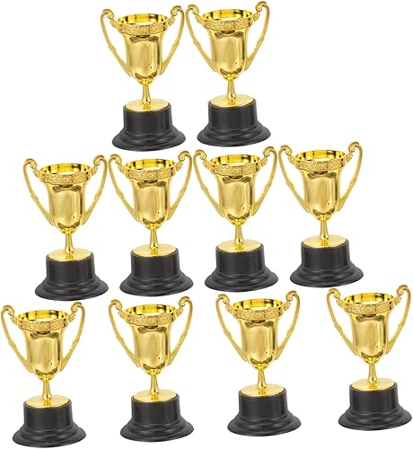 Miniatura 5 de VILLCASE 40 piezas de trofeos de premio de premio de fútbol, trofeos ganadores de premios de carnaval, premios de fiesta escolar, trofeos de premio