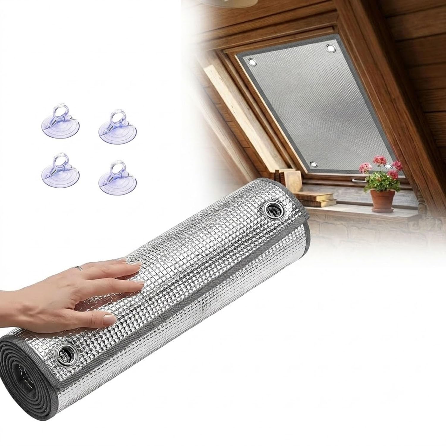 Film isolant de fenêtre en aluminium pour rafraîchir votre salon et véranda en été