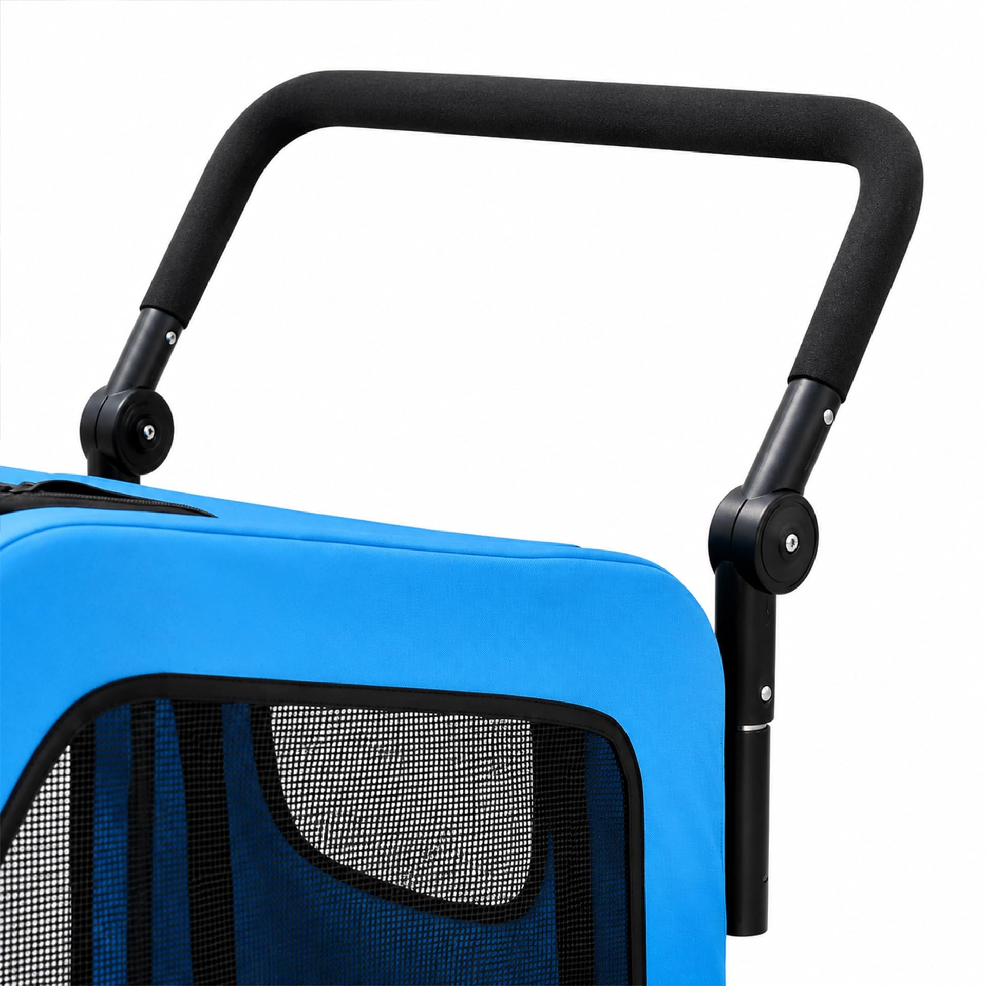 2 in 1 Hundebuggy & Hunde-Fahrradanhänger in Blau