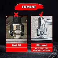 Vista 5 de FATECIM Estriberas para motocicleta, pedales, reposapiés, motocicleta de carretera, mini tableros, conductor, pasajero, mini tablas de suelo