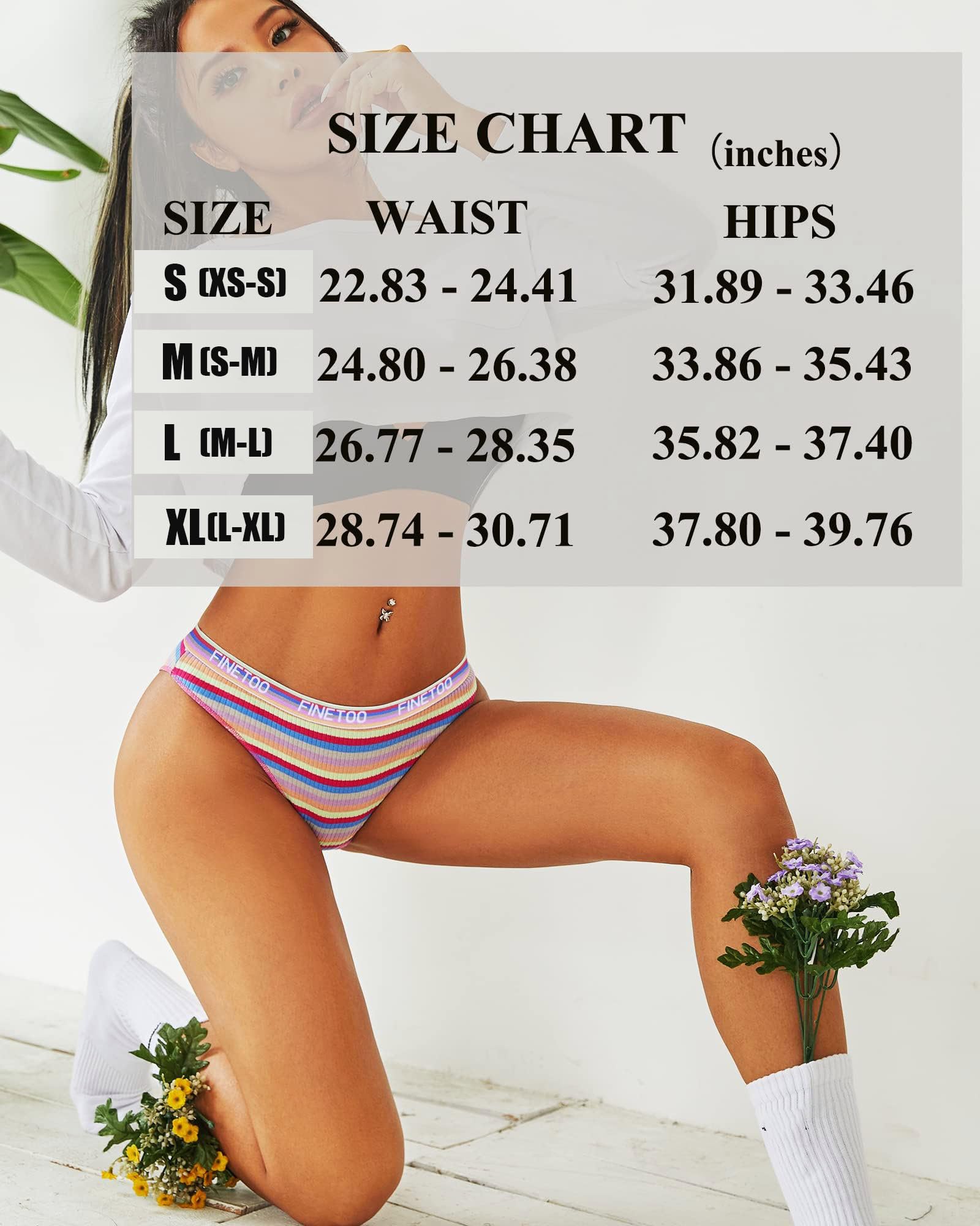 FINETOO Confezione da 5 Slip da Donna in Cotone, Biancheria Intima da Donna, Arcobaleno, Sport, Hipster, Sexy, con Logo, Biancheria Intima Sportiva, Morbida, Cintura Sportiva