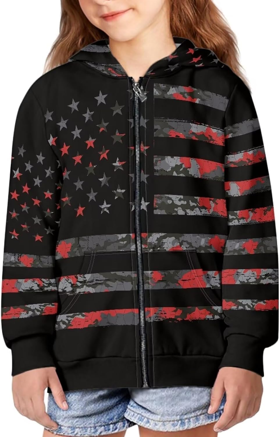 JEOCODY Full Zip Up Hoodies for Teen Girls Kids Long Sleeve Sweatshirt Jacket Size 6-16 JEOCODY Full Zip Up Hoodies for Teen Girls Kids Long Sleeve Sweatshirt Jacket Size 6-16