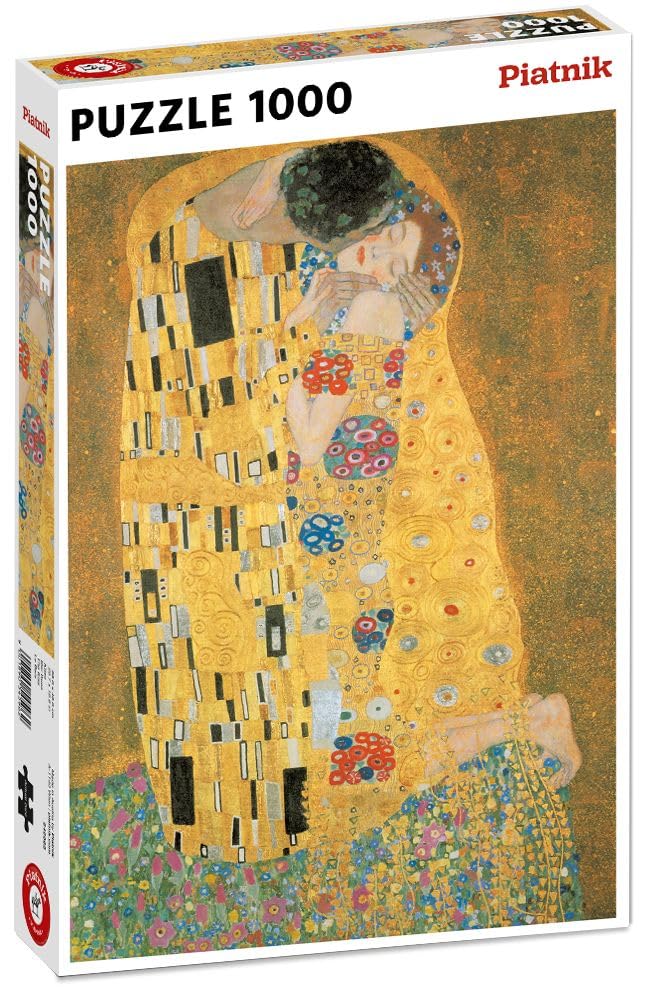 Piatnik 5575 "Klimt - The Kiss Metallic Puzzle (1000-Piece)