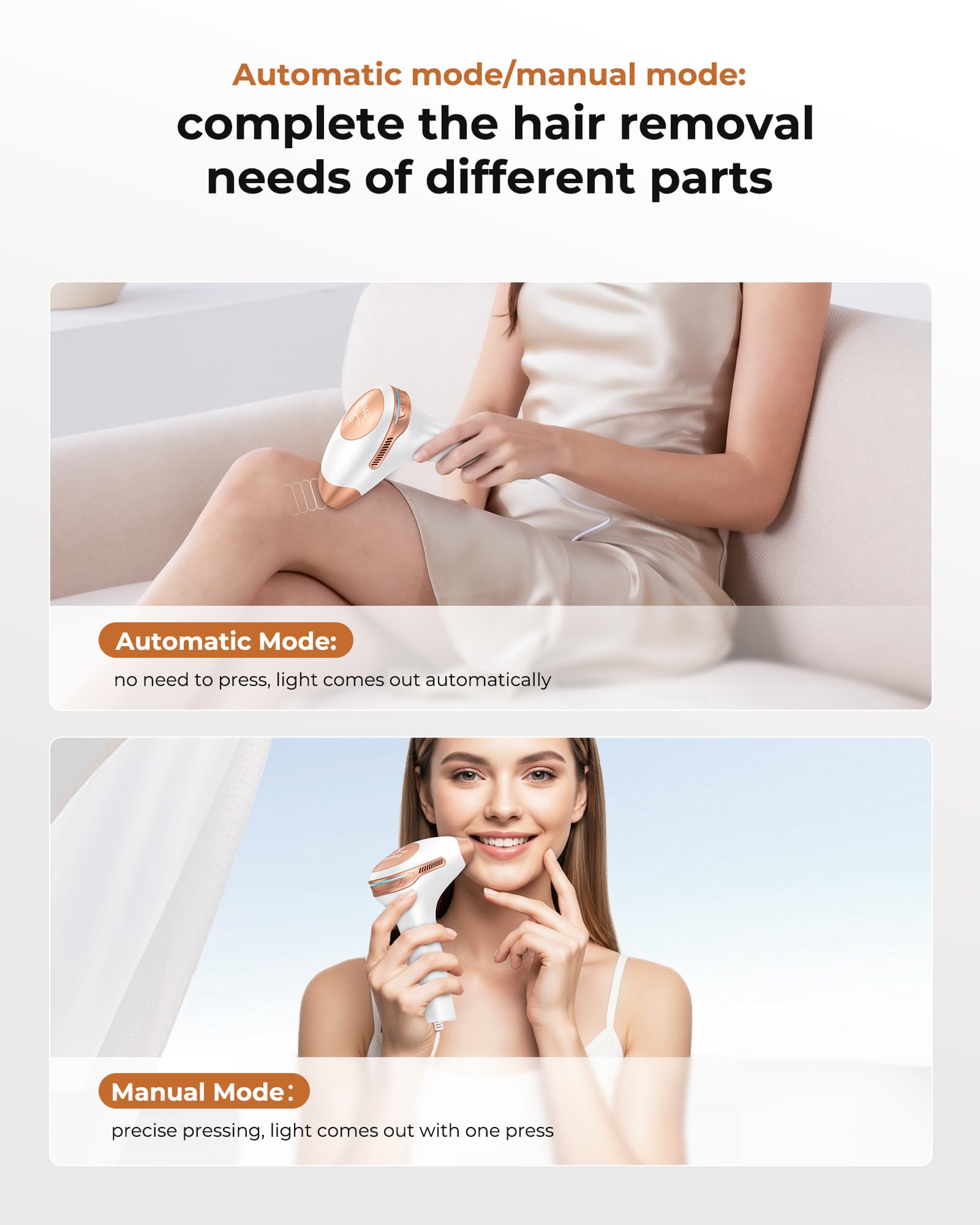 21J Depiladora Laser con 3 Funciones, IPL Depiladora de Luz Pulsada 9 Niveles Energía, 600-1200 nm Luz Roja, Máquina Laser Depilación Casa para Mujer Hombre, Rostro Bikini Axilas Cara Cuerpo