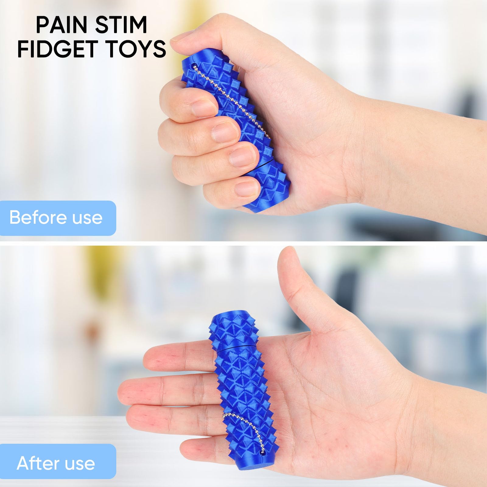 Little Ouchies Fidget Tattile A Forma Di Zampa Di Cane E Gatto - 2 Pezzi Con Diversa Intensità - Giocattolo Antistress Per Adulti E Adolescenti - Strumento Stim Per Ansia