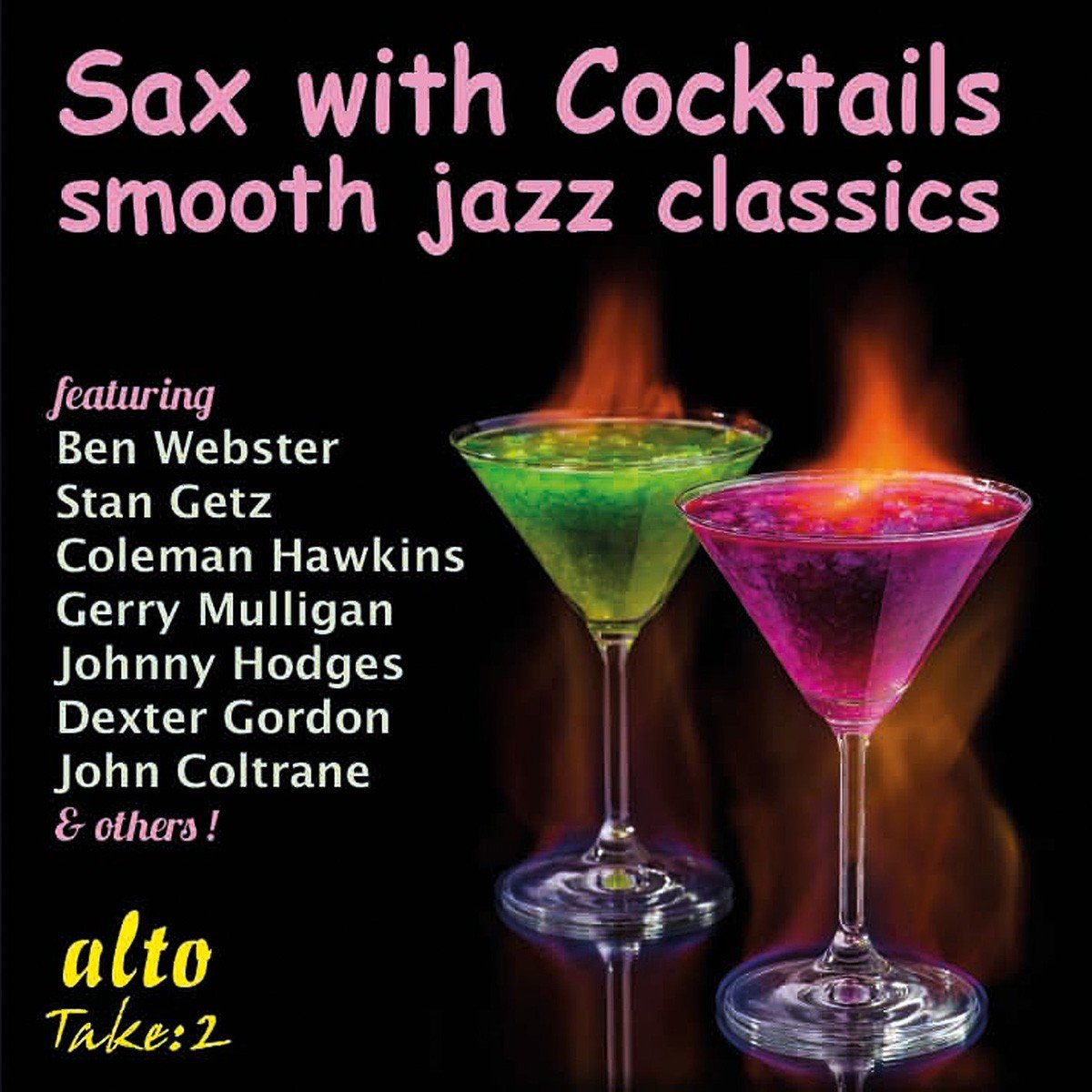 Vinyl Castle Sax With Cocktails