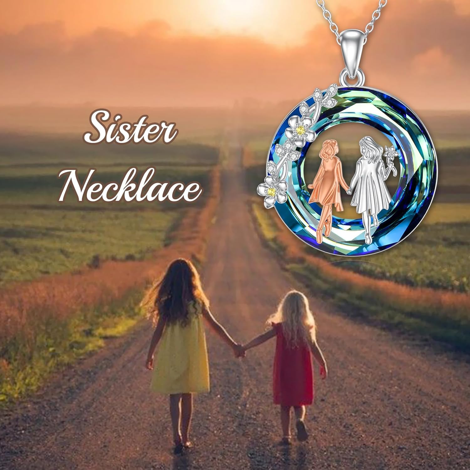 MONGAS Sister Necklace 925 Sterling Silver Necklace for Sister Best Friend Necklace Sister Jewelry for Women - Image 6