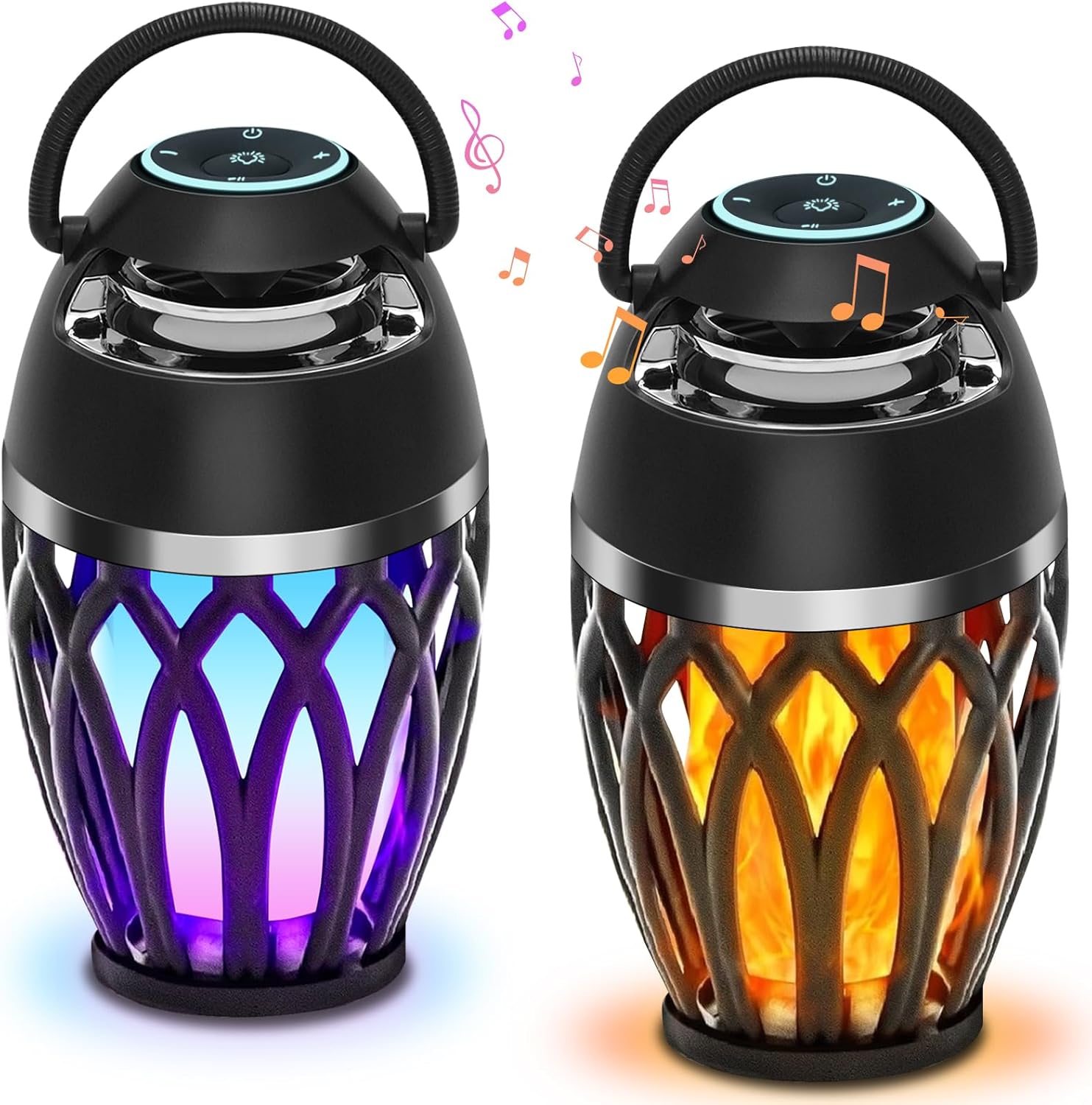 Outdoor Speakers with Colorful Lights