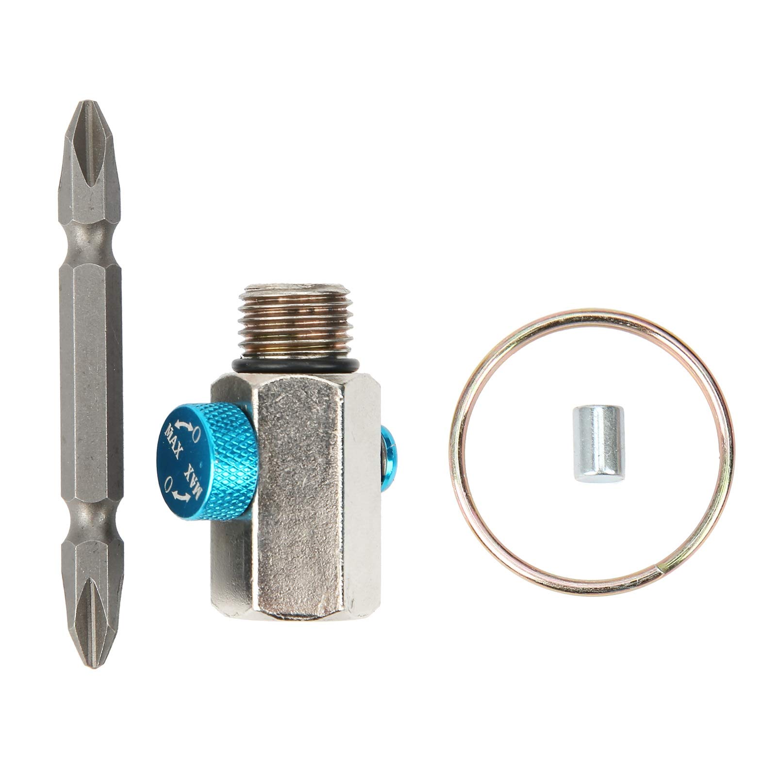 Cocoarm Cacciavite Ad Aria Compressa Cacciavite Pneumatico a Pistola YC 308P1 80 Nm 9500 Giri/min Doppio Martello Interruttore Reversibile per Assemblaggio di Mobili Produzione di Porte e Finestre