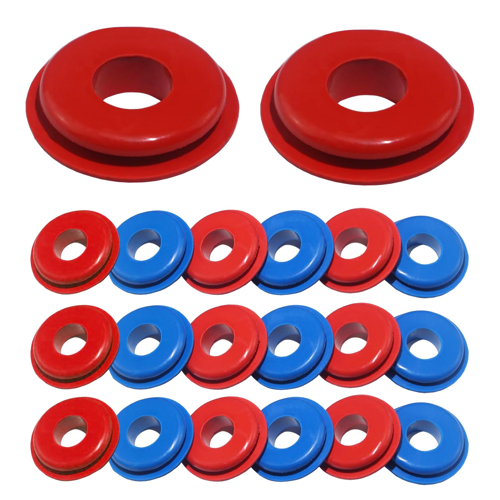 20 PCS Trailer Handshake Valve Gasket Waterproof Durable Rubber Vehicle Sealing Ring Portable Valve Gaskets Universal Automotive Brake