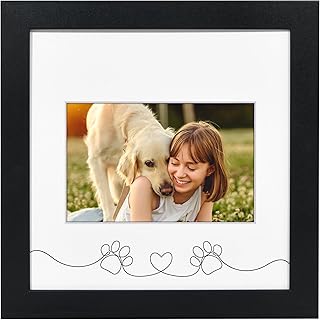 Americanflat Pet Picture Frame - Use as 4x6 Frame with 3 Interchangeable...