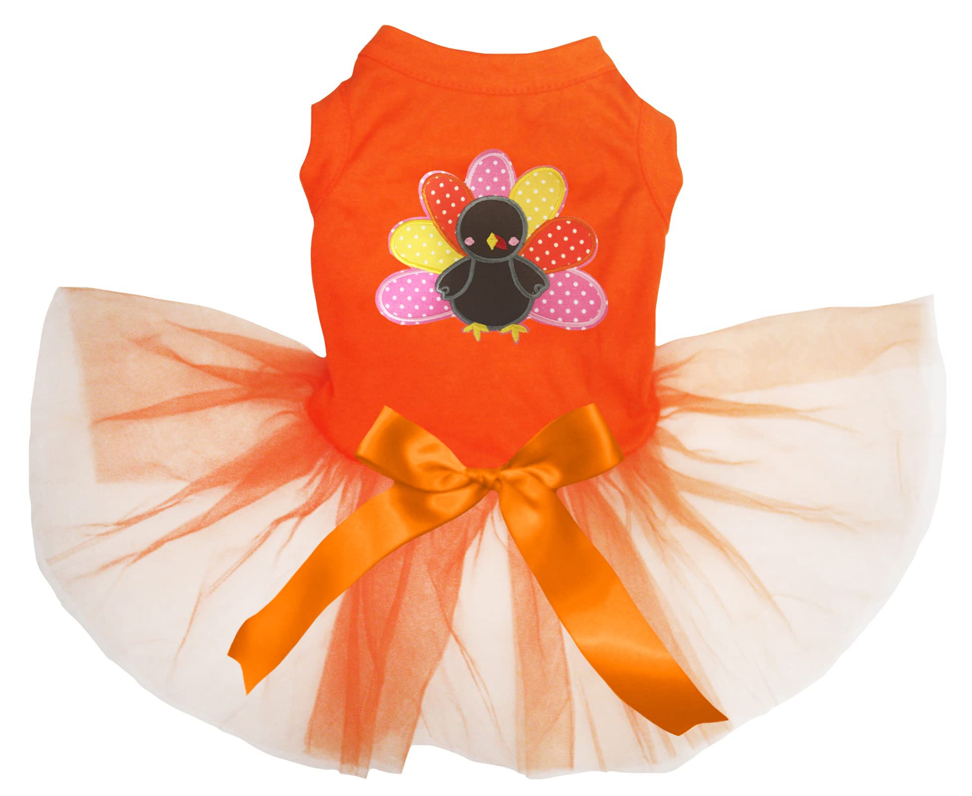 Robe pour chiot orange S idéale pour les promenades ensoleillées au parc