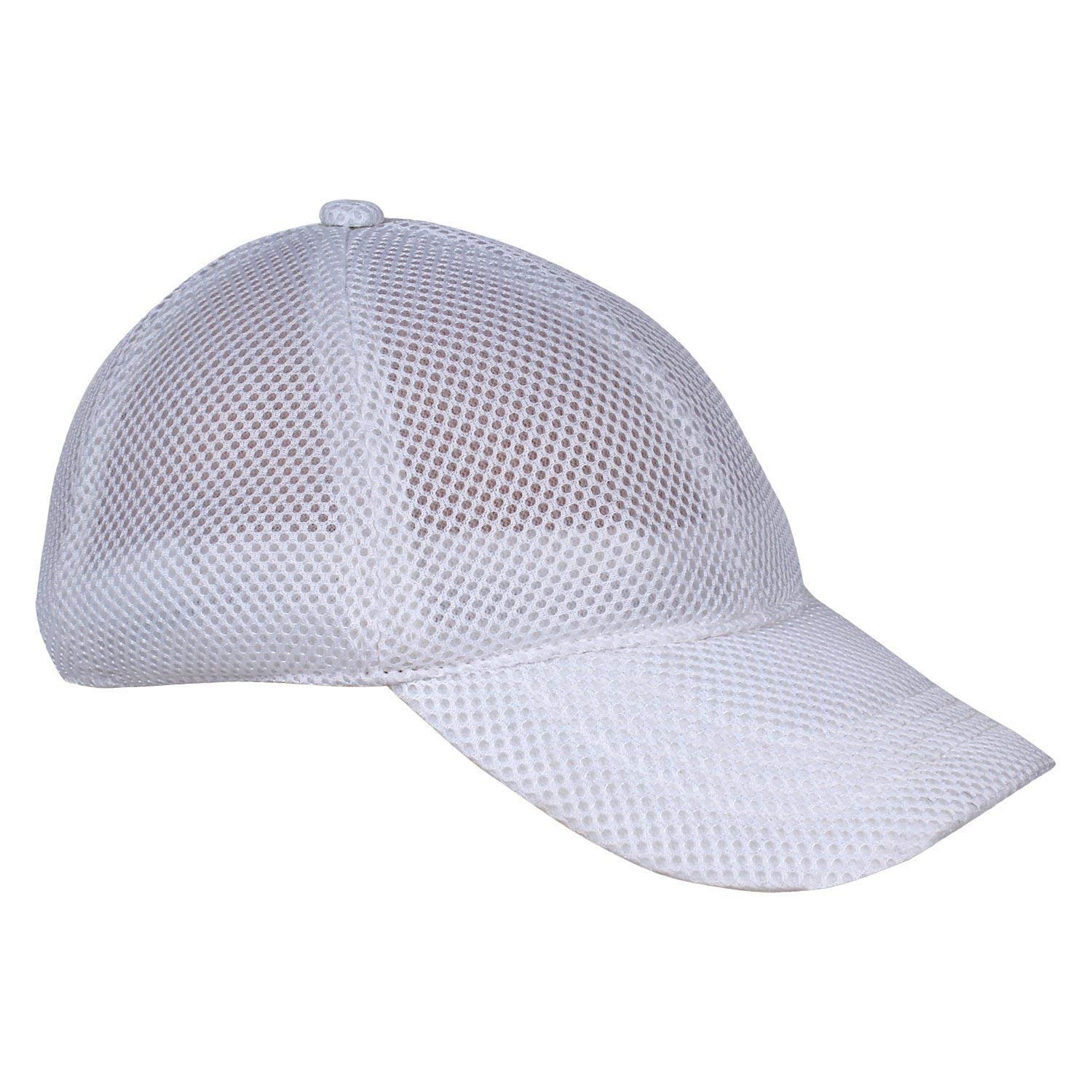 Zacharias G3E Men's Net Solid Baseball Cap White