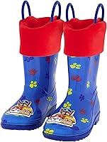 Vista 1 de Nickelodeon Botas de lluvia para niños con forro suave extraíble para nieve