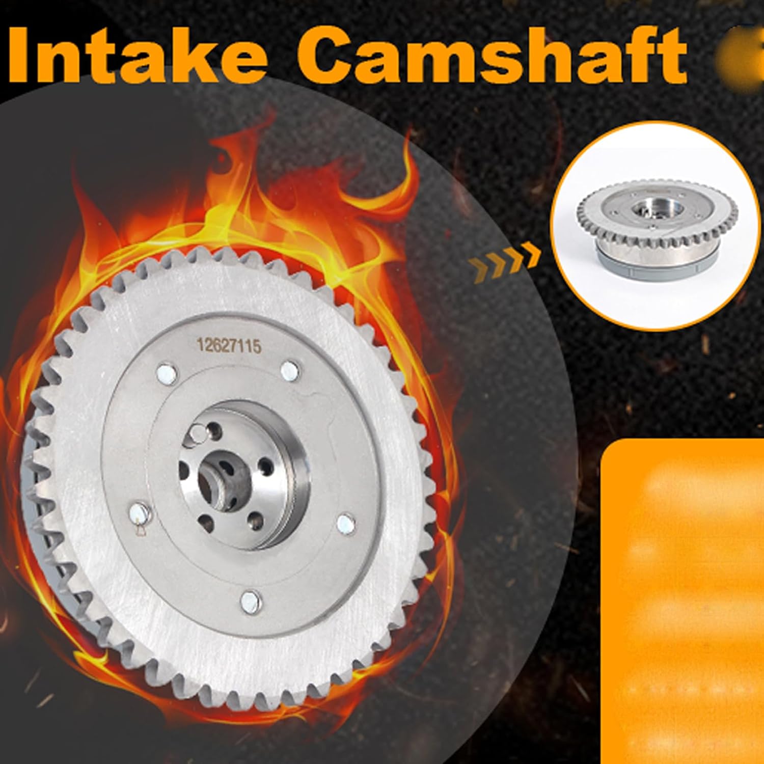 Engine Variable Valve Timing (VVT) Sprocket Cam Phaser Gear Fit 2013-2021 for Chevrolet Colorado Malibu Buick Cadillac GMC Impala Blazer 2.5L 25203206