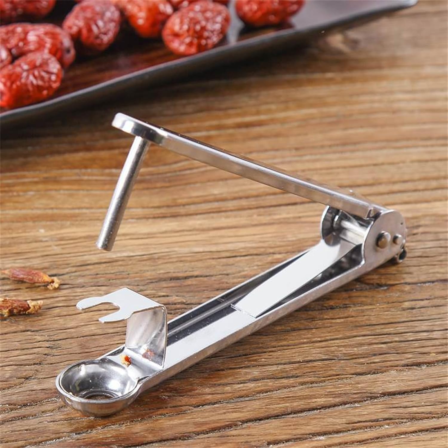 Cherry Pitter Tool Cherry Olive Core Pitter Seed Remover Pitter Olive Core Remover Tool Kitchen Utensils For Red Dates Cherry Cherries Pit Chinese Jujube Grape Hawthorn Cherry Pitter Olive Corer