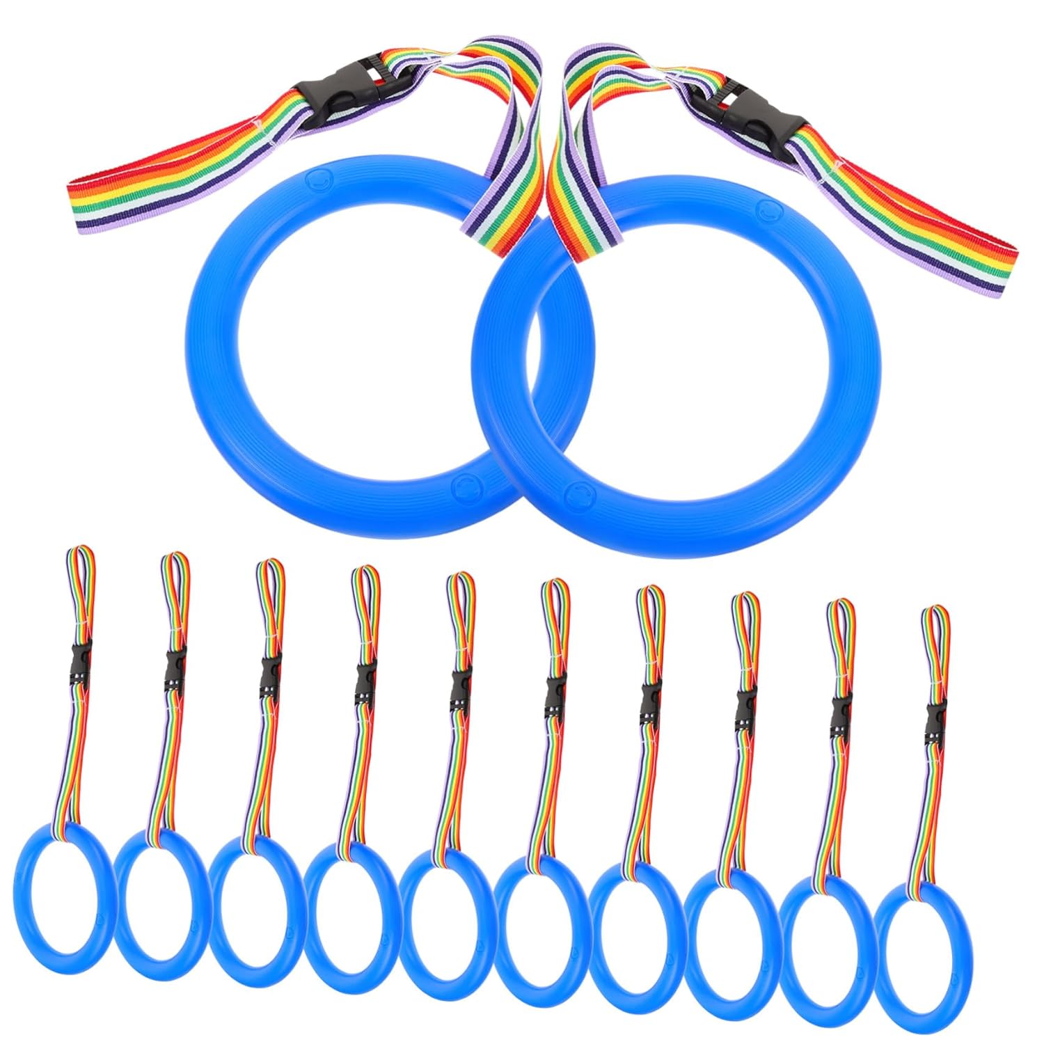 Detachable Safety Walking Rope for Boys and Girls Toddler Leash 12 Rings Colorful Traction Harness for Preschool and Kindergarten Suitable for Ages 1-4 for Outdoor Activities