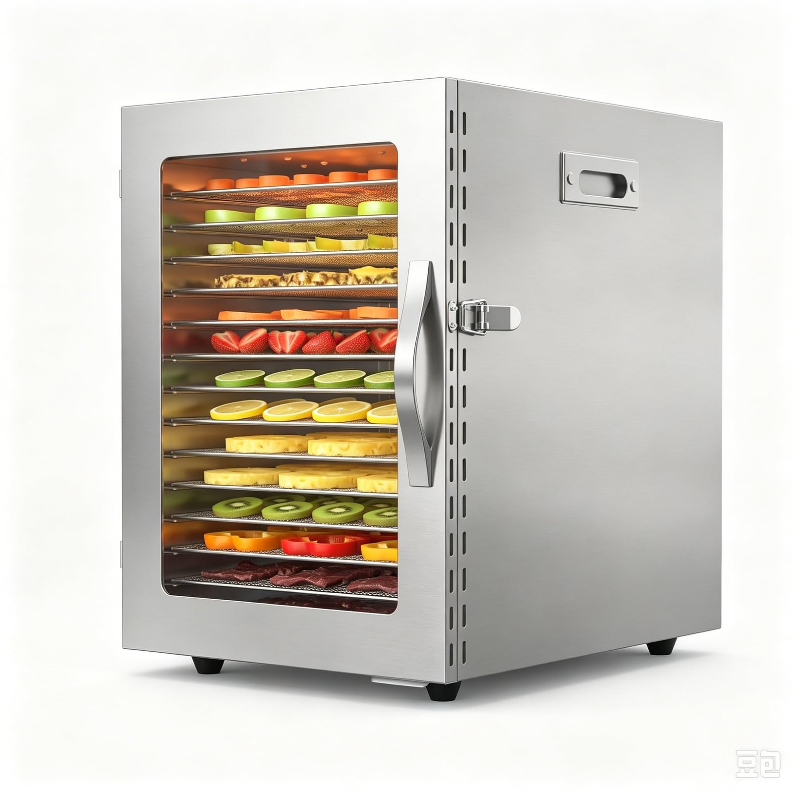 Garvee Deshidratador Alimentos 14 Bandejas Acero Inoxidable 1040 W 240 V