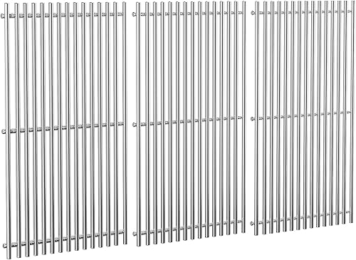 QuliMetal 66089 Rejillas de parrilla para Weber Genesis 2 E-410E-415E-435, piezas de parrilla para parrillas de gas Weber GS4 Genesis IILX serie