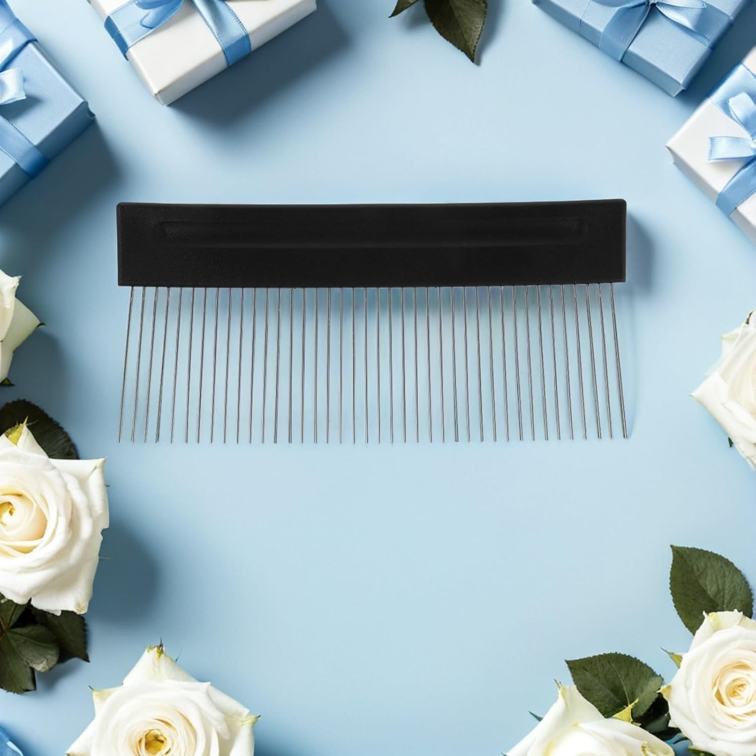 Didiseaon Stainless Steel Paint Scraper and Plaster Graining Comb Textured Wall Texture Tool for DIY Art Painting and Home Decoration Large Size