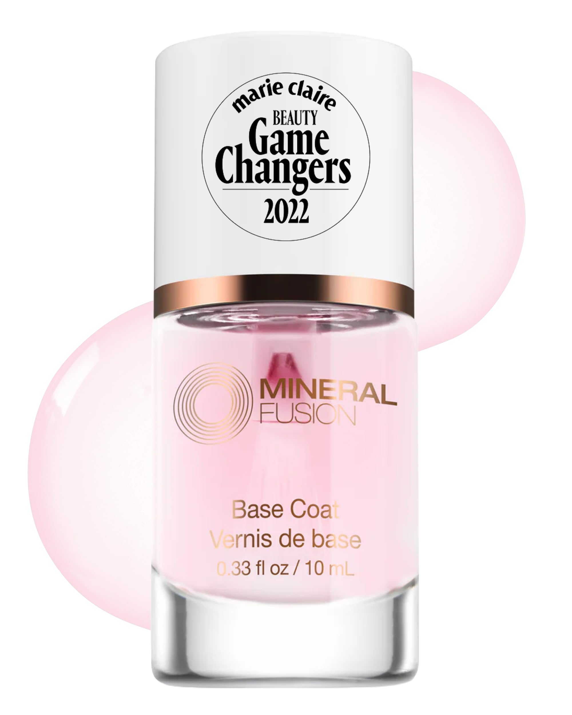 Mineral Fusion Base Coat Nail Treatment - Extend the Length of Manicures - Protect Against Chipping, Peeling Nail Polish - Long Lasting, Nail