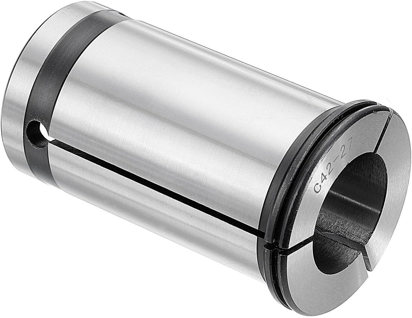 Tool Parts and Accessories Straight Shank Collet C42-27 CNC Router Tool Adapter 65Mn for Lathe Milling (#CN-140824-14892)
