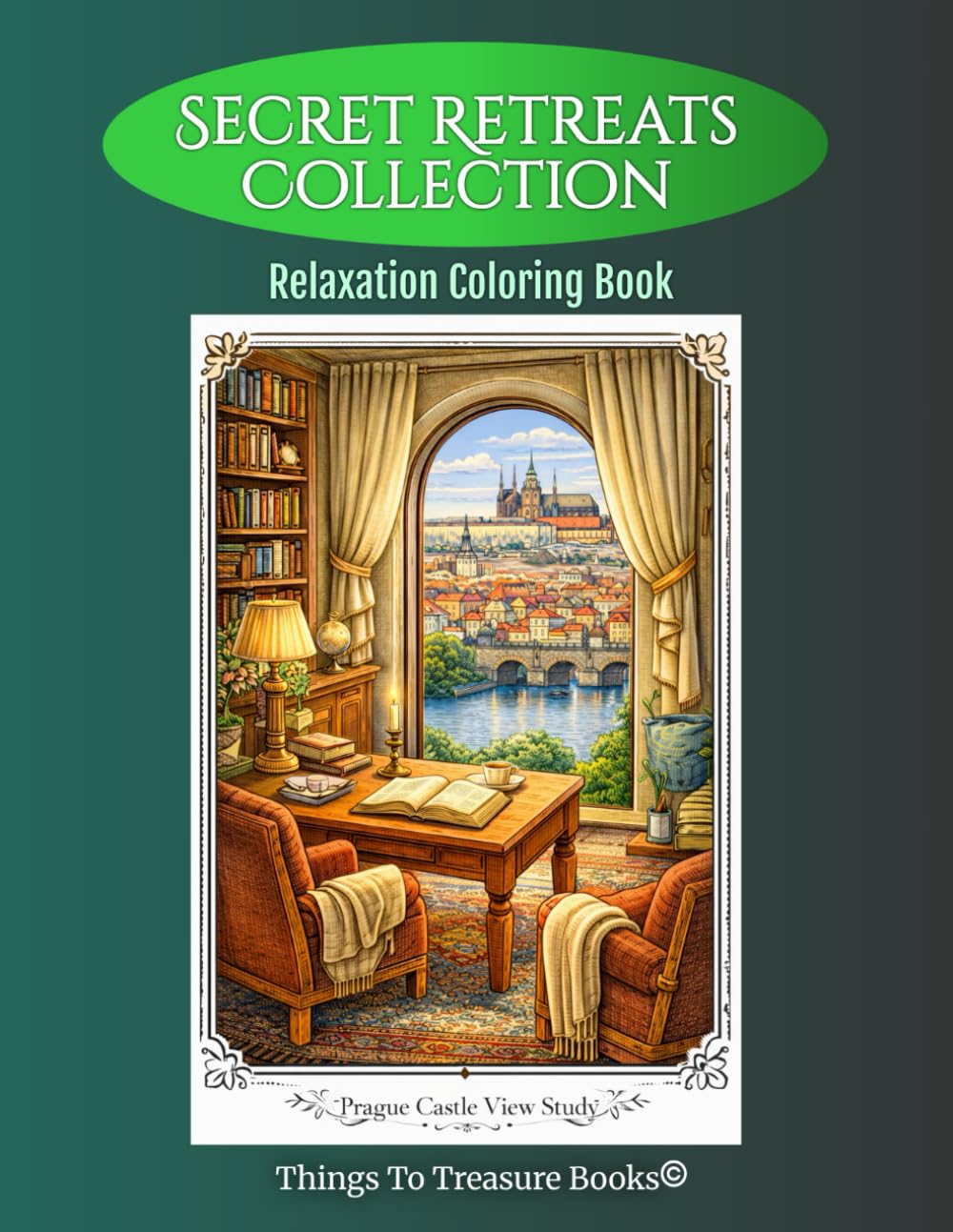 Secret Retreats Collection: A Relaxation Adult Coloring Book