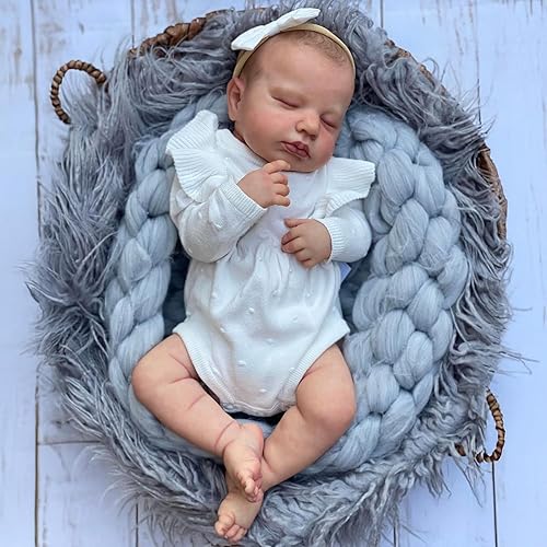 Miniatura 4 de iCradle Muñeca realista de bebé Reborn de 20 pulgadas, juguete de silicona para niños pequeños a partir de 3 años (003)