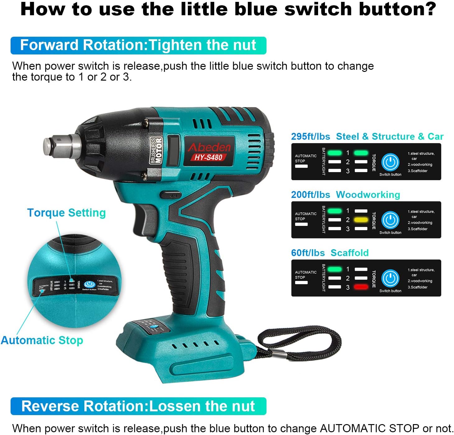 Exclusive Discount 🔥 Cordless Impact Wrench Set,18V 4.0Ah Battery Brushless Motor Impact Driver Kit,1/2'' Chuck,Max Torque 295 ft-lbs,Variable Speed,5pc Socket Bits,6pc Driver Bits,Power Tool Case