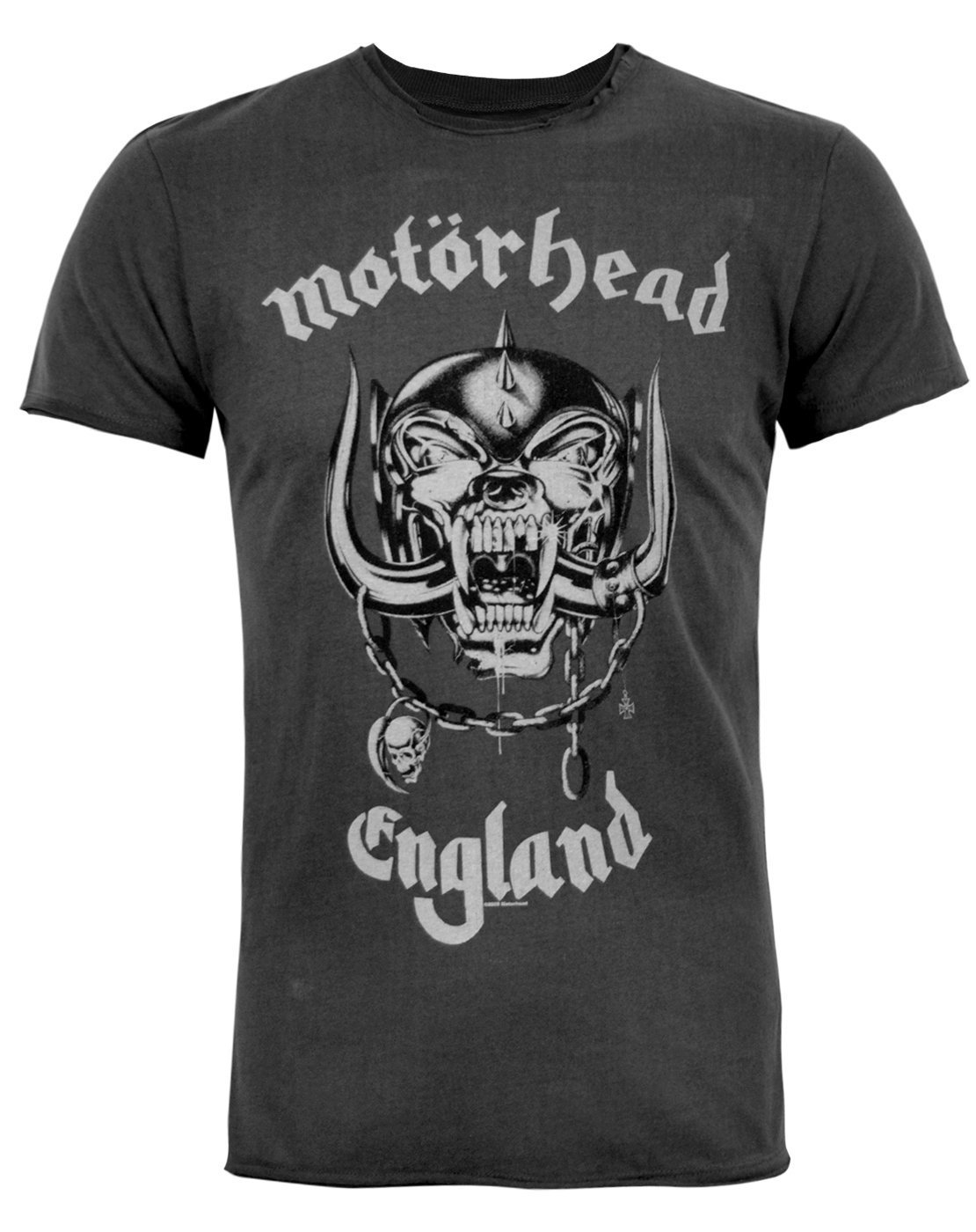Amplified Motorhead England Men's T-Shirt Charcoal
