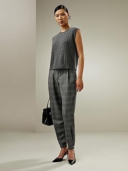 LilySilk Glen Flex Worsted Wool Trousers for Women 100