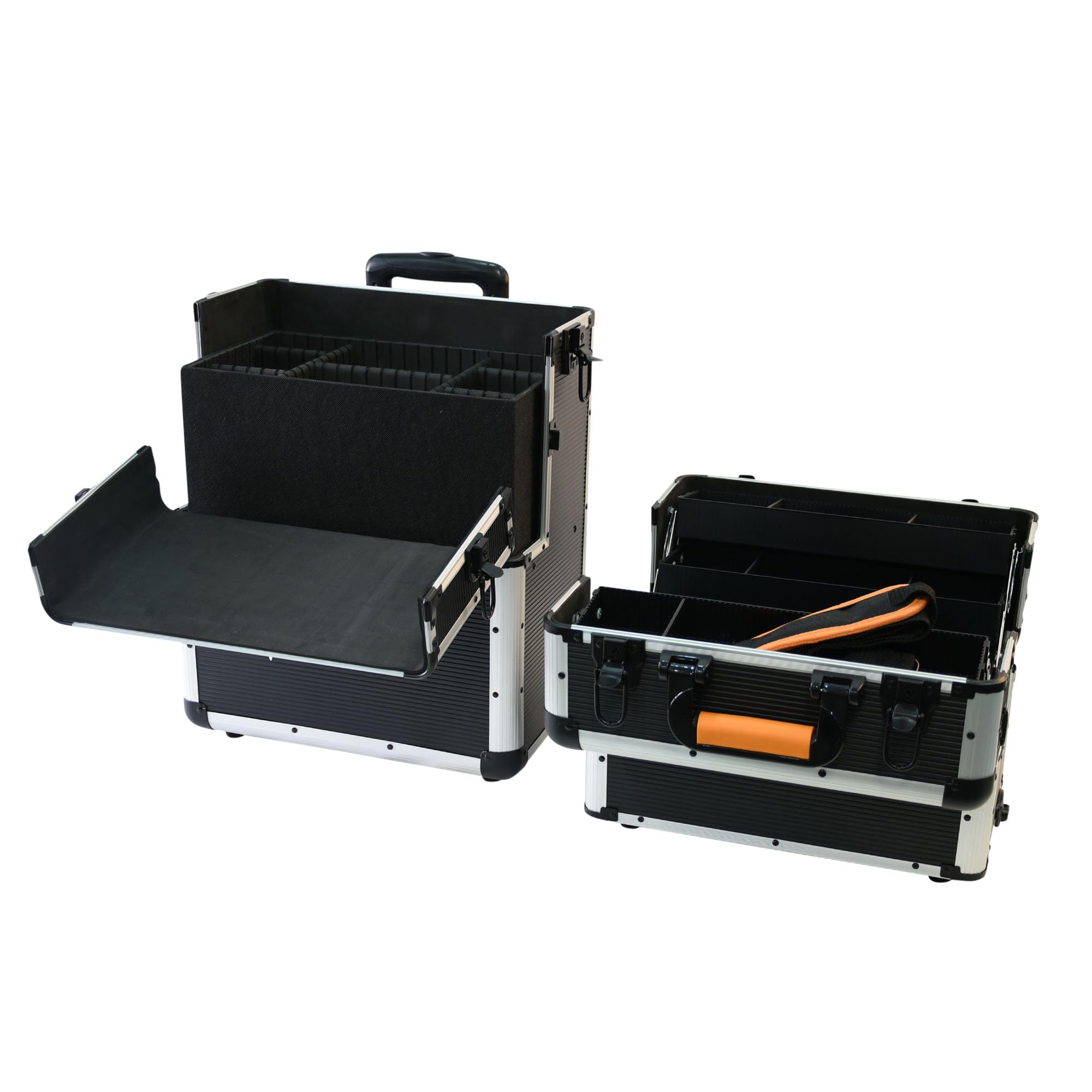 Magnusson Servante trolley 3 compartiments empilables 24 compartiments noir