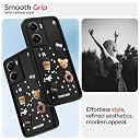 Pikkme Back Cover for Vivo V29e 5G | Cute Fun Cartoon 3D Bear Silicone Full Body Protection Bumper Cover (Black) gallery image