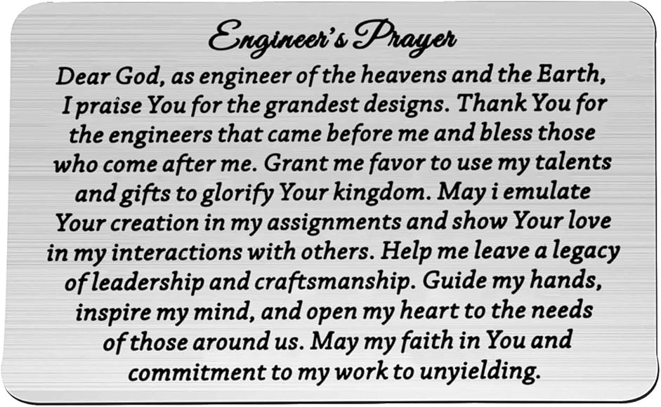 Lywjyb Birdgot Christian Gifts Religious Gifts Engineer Prayer Gift Christian Keychain Engineer Teacher Gift Geek Gifts ...