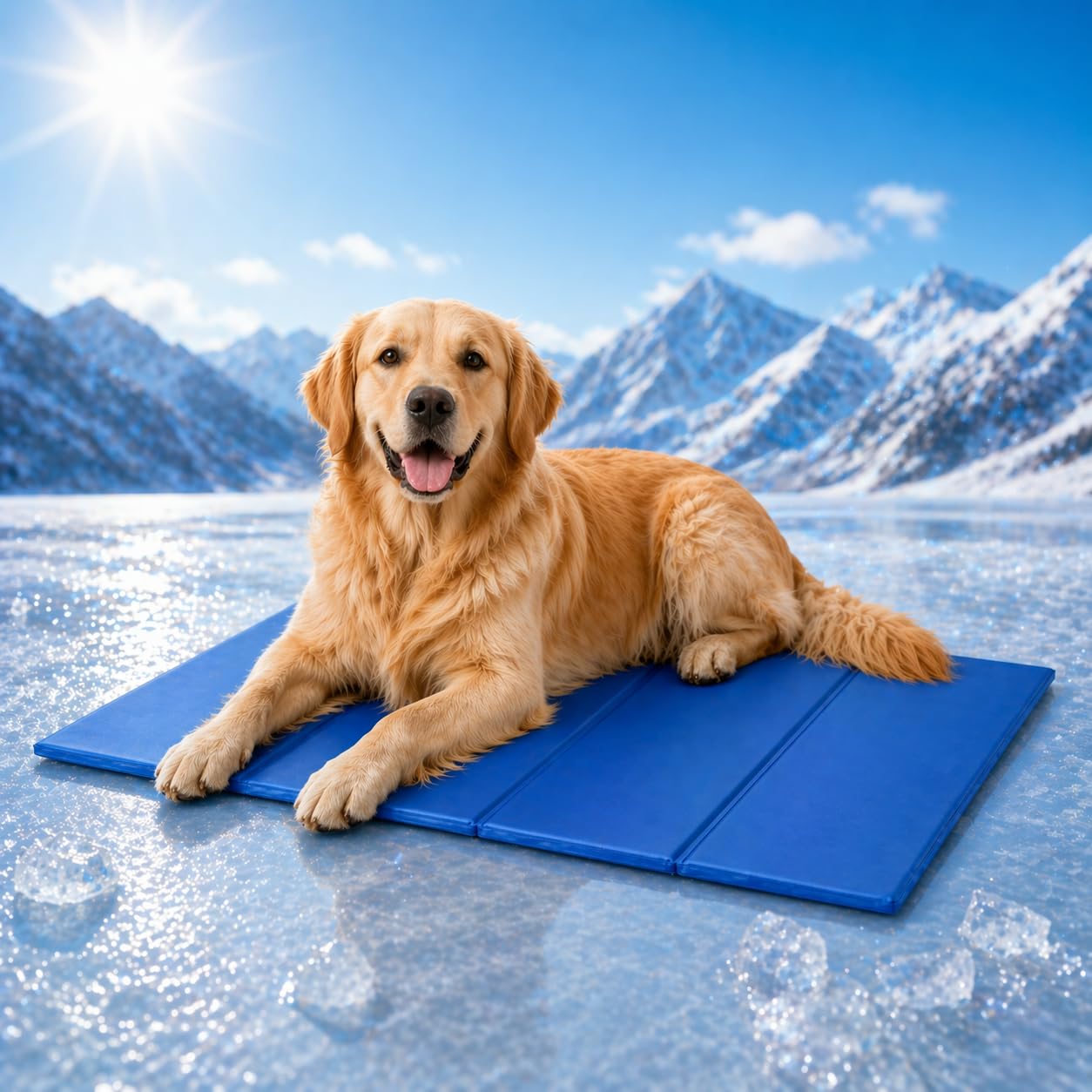 Alfombra Refrescante Para Mascotas 90x50cm - Coolbed - Autorefrigerante - Cama Perro Grande - Colchoneta - Dog Bed - Cama Perro Verano - Alfombra Impermeable - Cama Refrescante Perro - Dog Beds